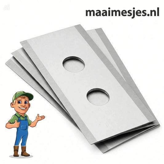 Universele robotmaaier mesjes voor Mammotion LUBA en YUKA 0,9 mm RVS set van 12 stuks
