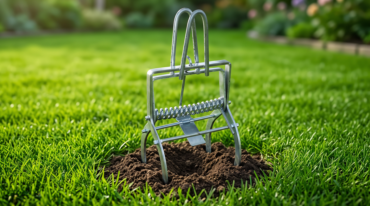 BSI Handy metalen mollenklem met handgreep.