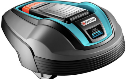 Gardena R38Li robotmaaier met vervangbare stalen mesjes voor een strak gazon