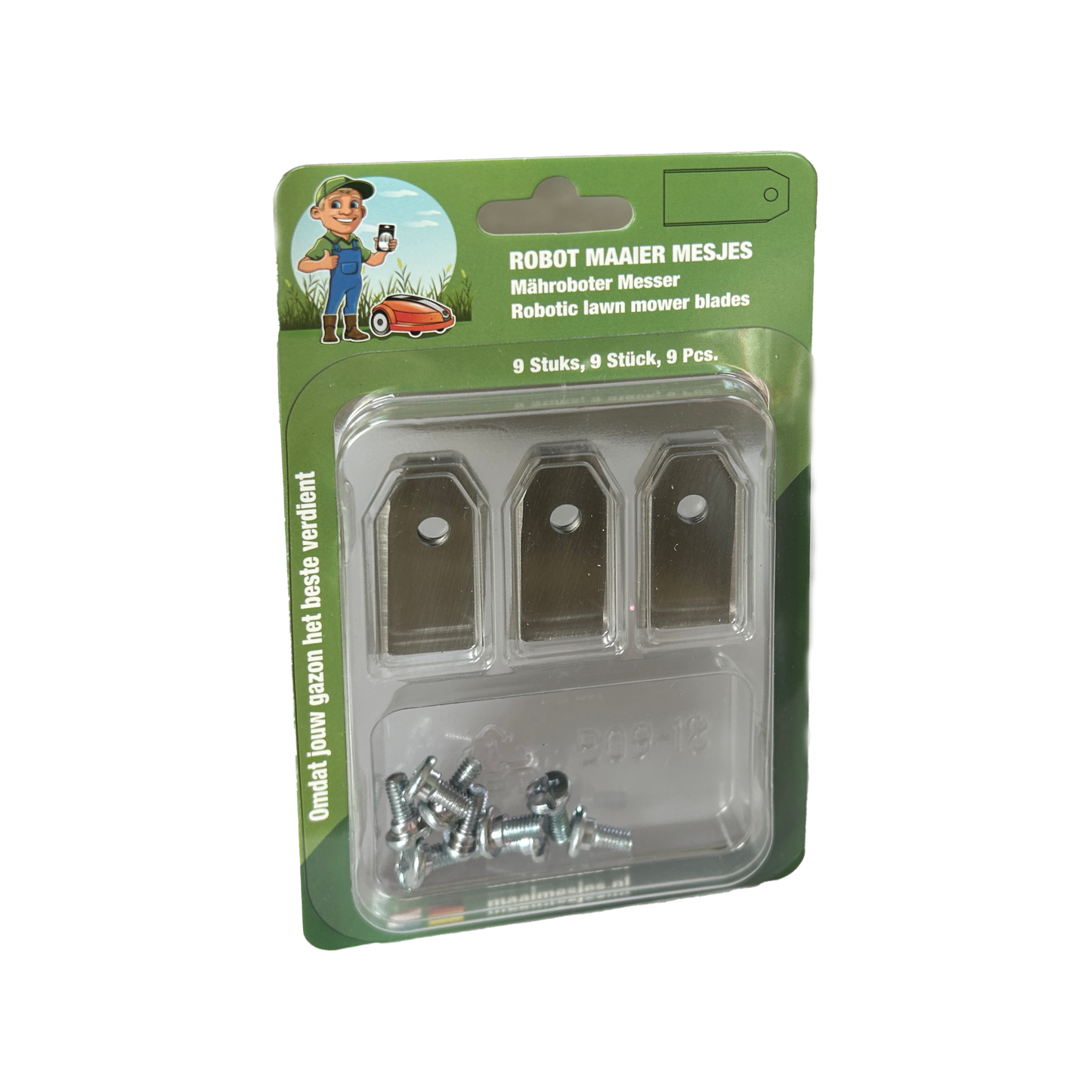 RVS Gardena Sileno City robotmaaier mesjes set van 18 stuks