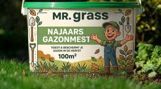 Mr Grass najaarsgazonmest 10 kg voor 100 m² voor een sterk en gezond gazon in het najaar