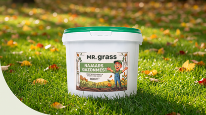 Mr. Grass najaarsgazonmest 10 kg voor een sterk en gezond gazon in het najaar