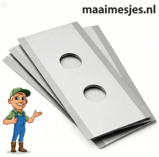 WORX Landroid M500 Plus WR165E robotmaaier mesjes set van 9 stuks inclusief schroeven.