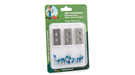 WORX Landroid M500 Plus WR165E robotmaaier mesjes – 9 stuks vervangmesjes